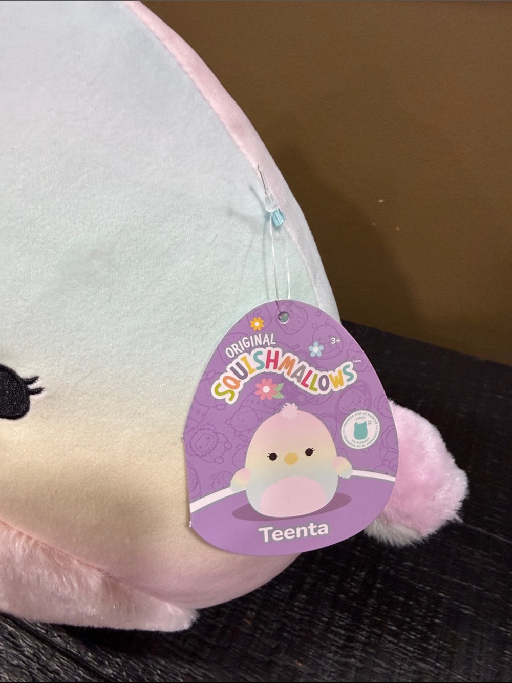 Squishmallows Pastel Chick Plush - Pink, Cream & Pale Yellow S10 - Picture 2 of 5
